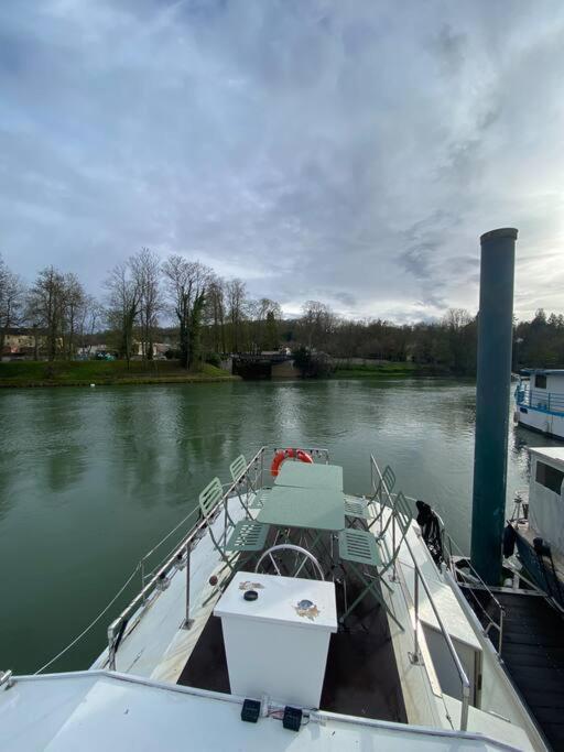 Charmant Bateau Sur La Marne Ла-Ферте-су-Жуарр Екстер'єр фото